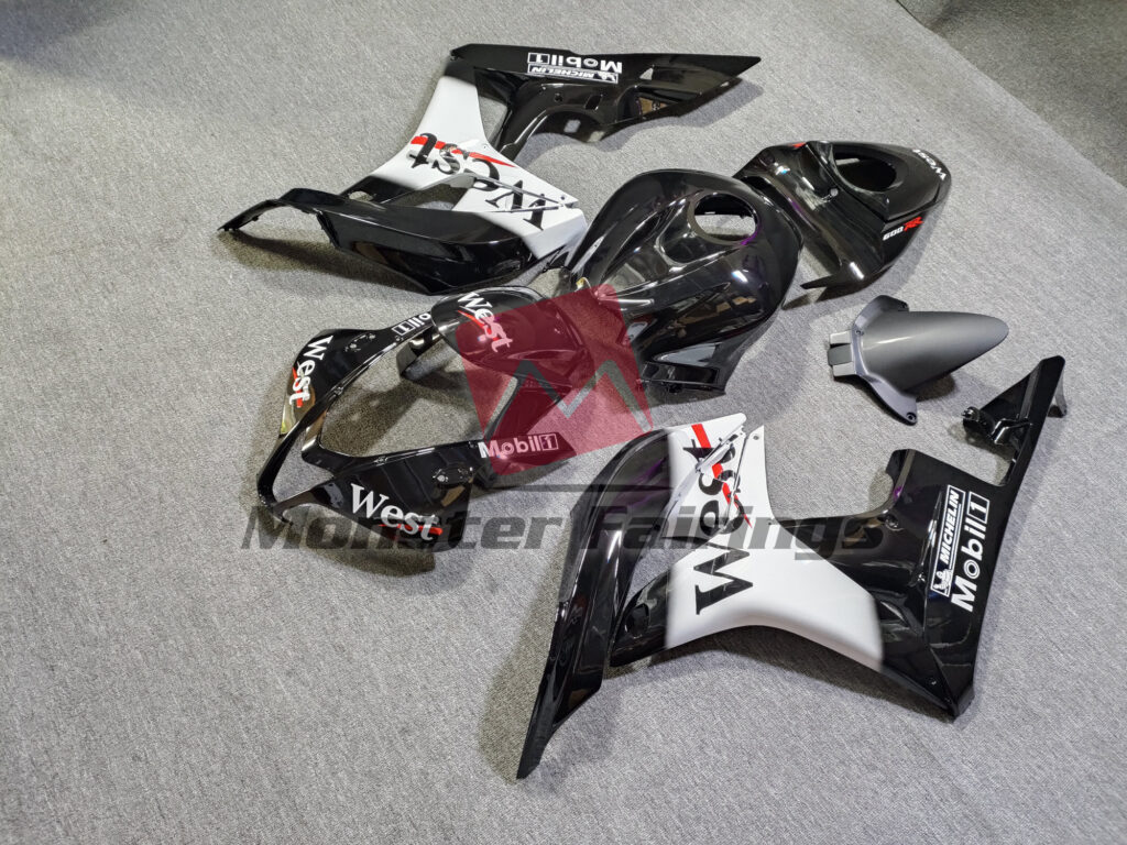 Classic West Style ABS fairings for Honda CBR600RR 2007 - 2008 - premium OEM fit kit by Monster Fairings