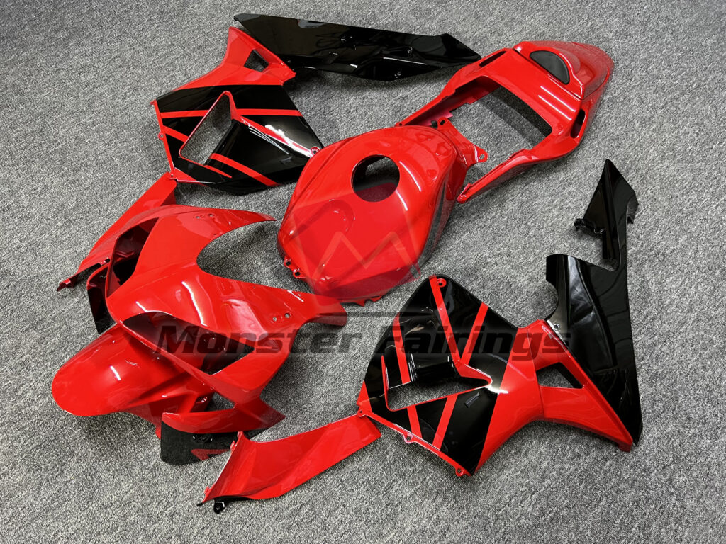 Gloss Red & Black OEM Style ABS fairings for Honda CBR600RR 2003 - 2004 - premium OEM fit kit by Monster Fairings