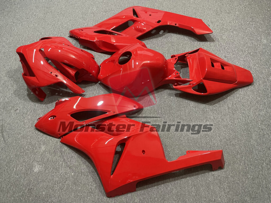 2004 - 2005 Honda CBR1000RR Gloss Red fairing set - ABS injection, custom painted by Monster Fairings