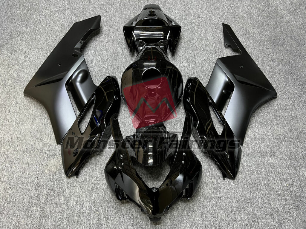 Honda CBR1000RR 2004 - 2005 Gloss Black & Matte Black ABS fairings - custom motorcycle bodywork kit by Monster Fairings