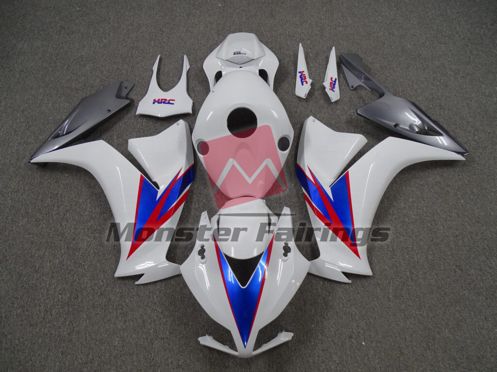 Honda CBR1000RR 2012 - 2016 Gloss White OEM Style HRC ABS fairings - custom motorcycle bodywork kit by Monster Fairings