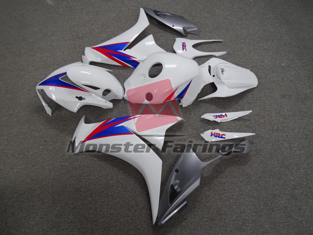 2012 - 2016 Honda CBR1000RR Gloss White OEM Style HRC fairing set - ABS injection, custom painted by Monster Fairings