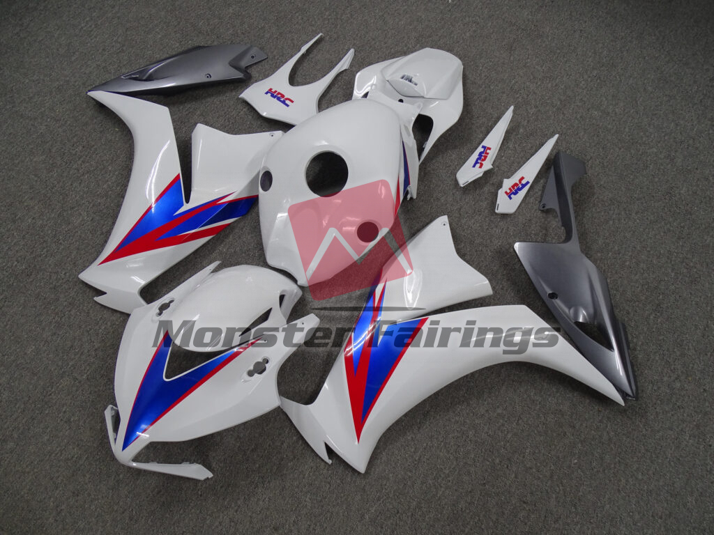 Honda CBR1000RR custom ABS fairings 2012 - 2016 in Gloss White OEM Style HRC - durable replacement kit, Monster Fairings