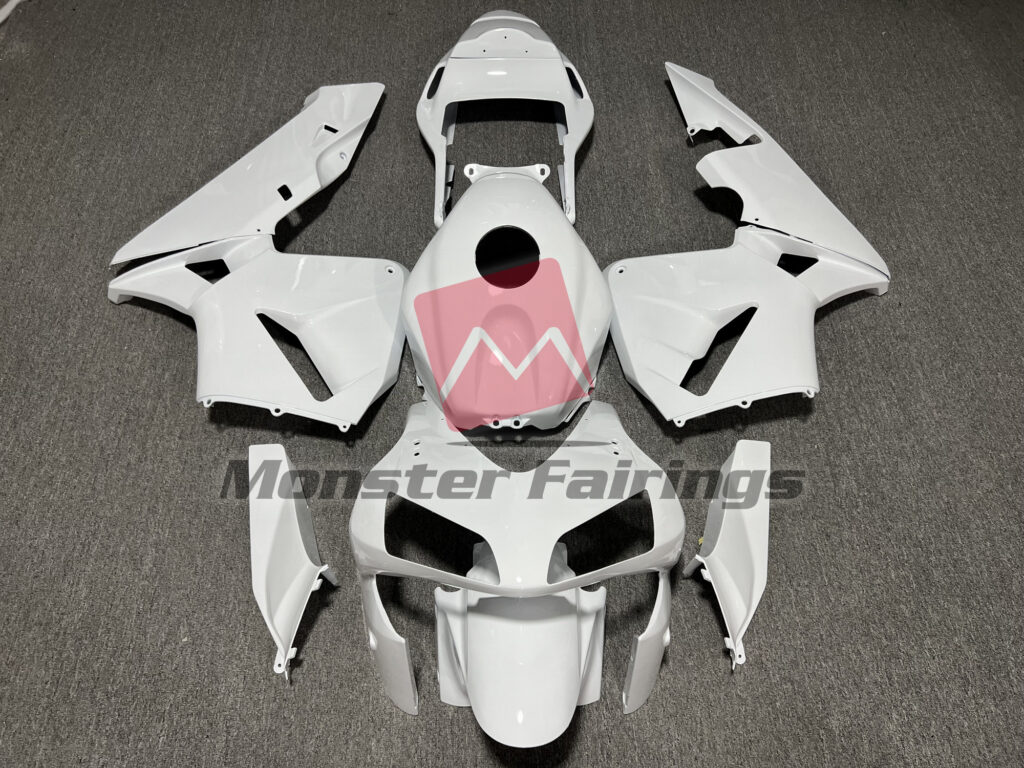 Honda CBR600RR 2003 - 2004 Gloss White Plain ABS fairings - custom motorcycle bodywork kit by Monster Fairings
