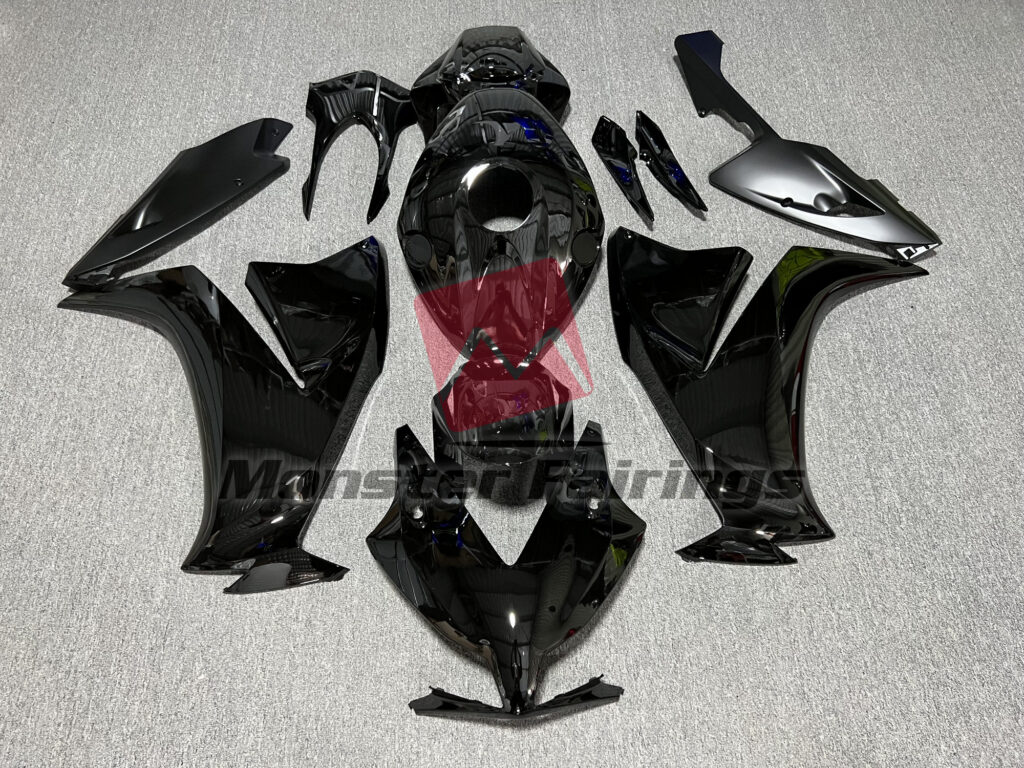 Honda CBR1000RR 2012 - 2016 Gloss & Matte Black ABS fairings - custom motorcycle bodywork kit by Monster Fairings