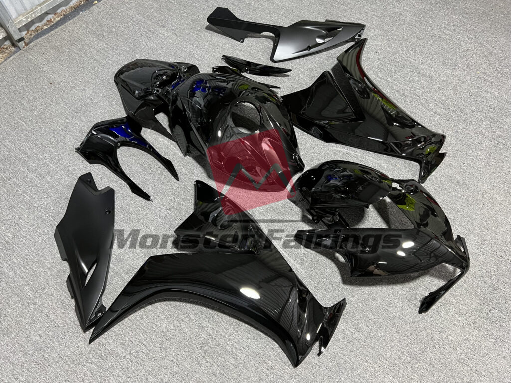 Honda CBR1000RR custom ABS fairings 2012 - 2016 in Gloss & Matte Black - durable replacement kit, Monster Fairings