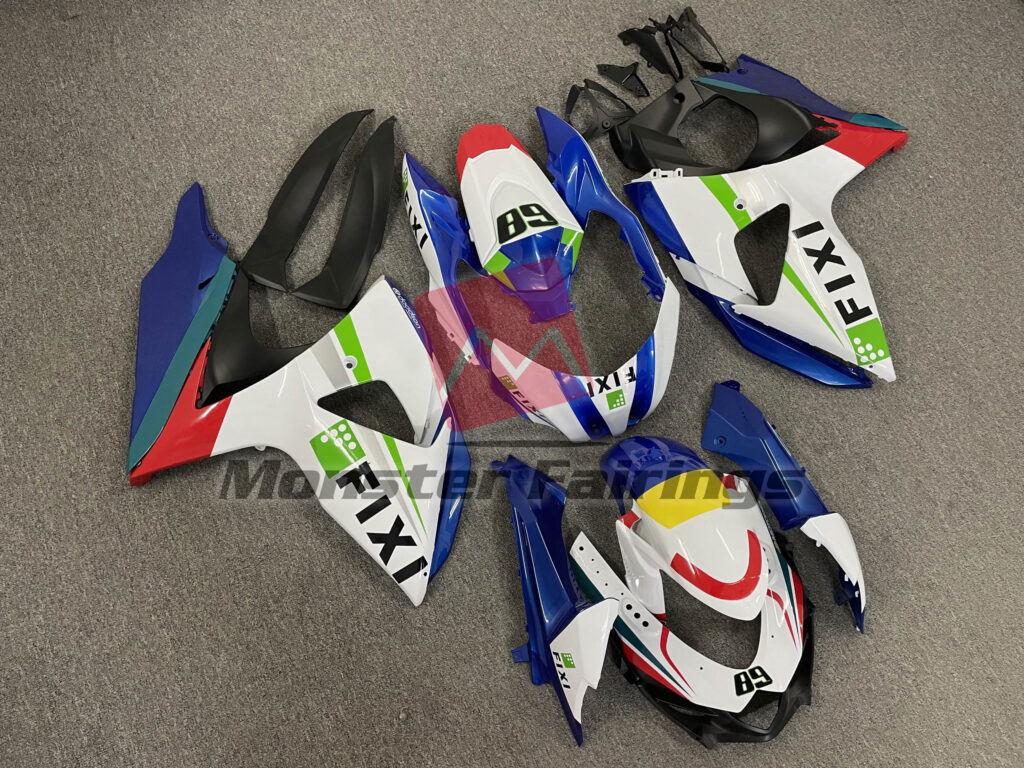 Fixi ABS fairings for Suzuki GSXR 1000 2009 - 2016 - premium OEM fit kit by Monster Fairings
