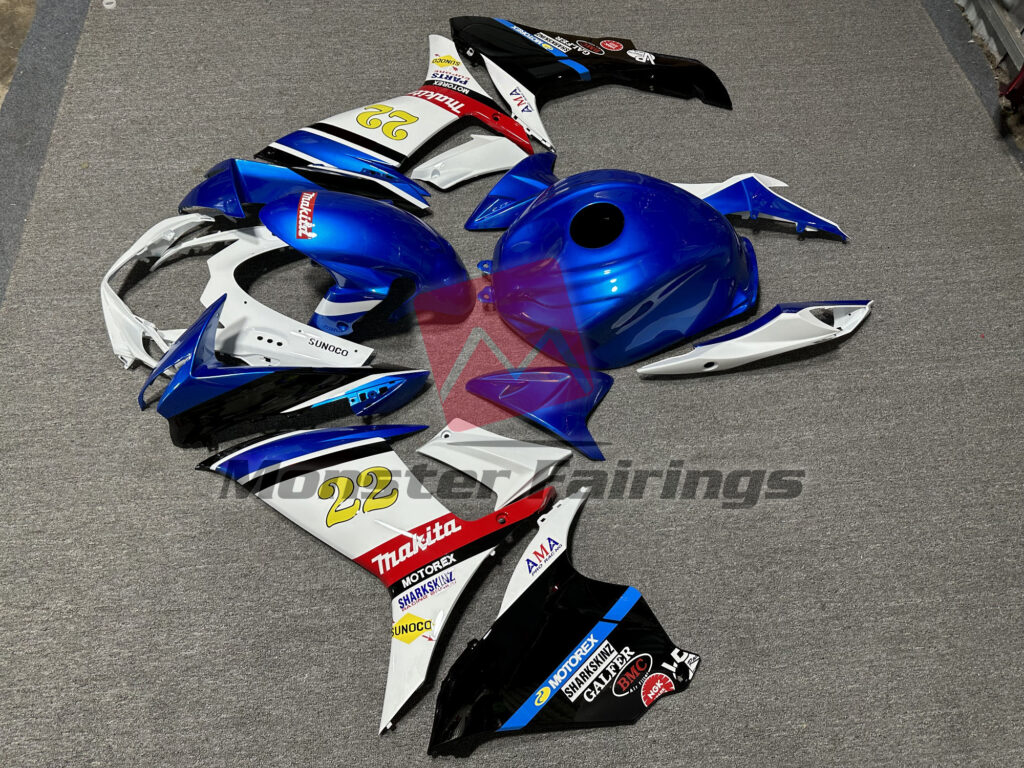 2011 - 2025 Suzuki GSXR 22 Rockstar fairing set - ABS injection, custom painted by Monster Fairings