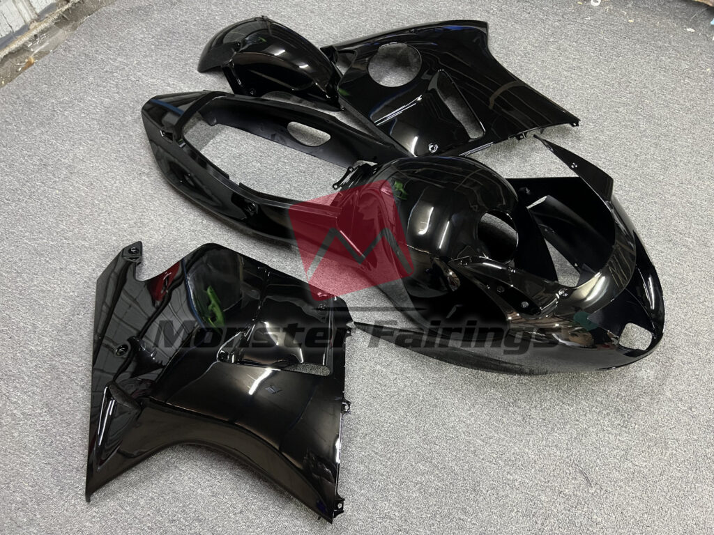 Gloss Black ABS fairings for Honda CBR1100XX 1999 - 2007 - premium OEM fit kit by Monster Fairings