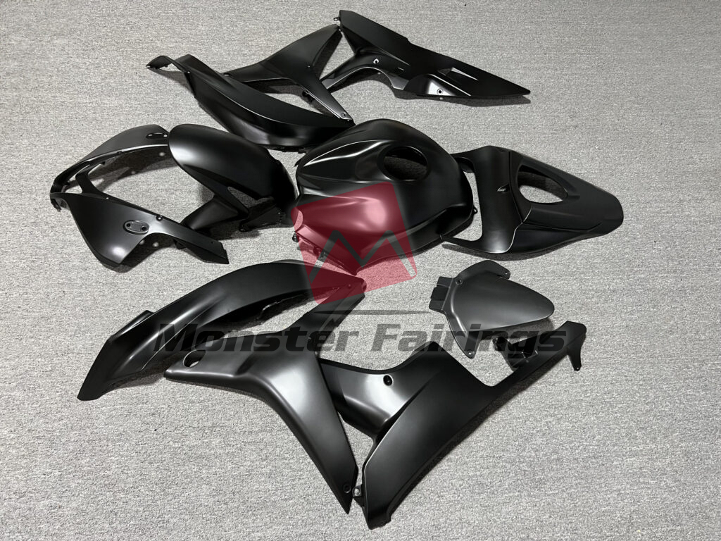 Monster Fairings ABS fairing kit for Honda CBR600RR 2007 - 2008 - Matte Black, precise OEM fit