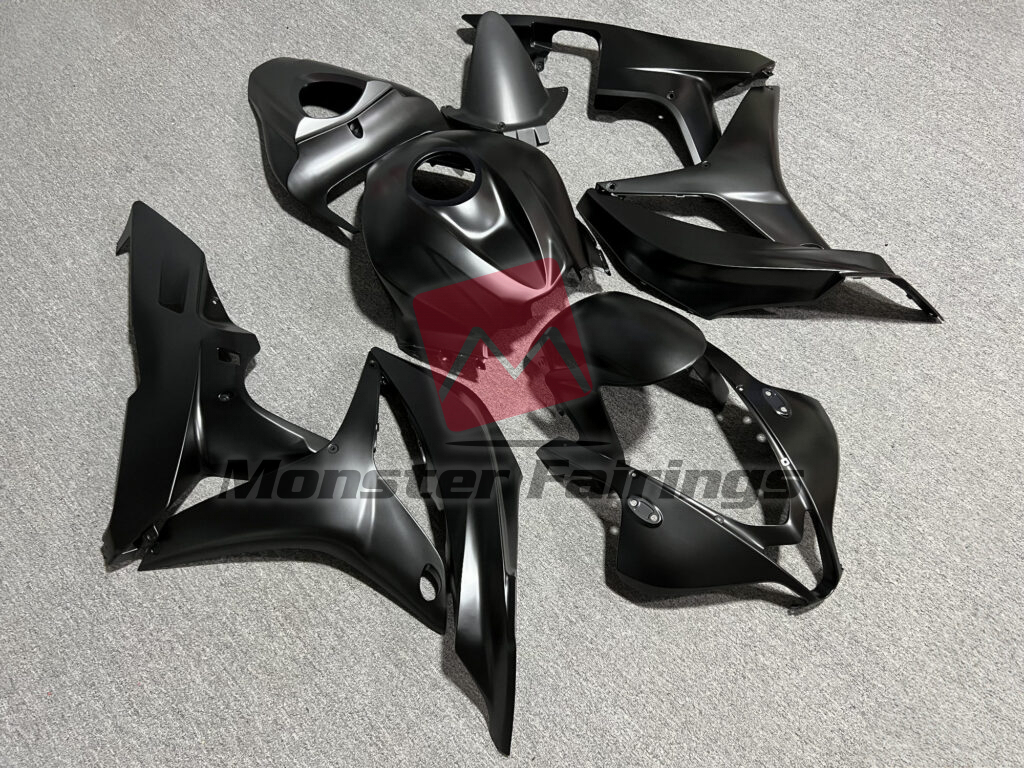Honda CBR600RR 2007 - 2008 ABS fairings, Matte Black - high - quality motorcycle kit by Monster Fairings