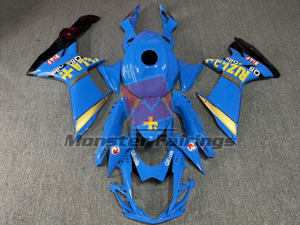 Suzuki GSXR 600 - 750 2011 - 2025 Rizla ABS fairings - custom motorcycle bodywork kit by Monster Fairings