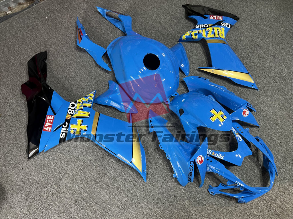 2011 - 2025 Suzuki GSXR Rizla fairing set - ABS injection, custom painted by Monster Fairings