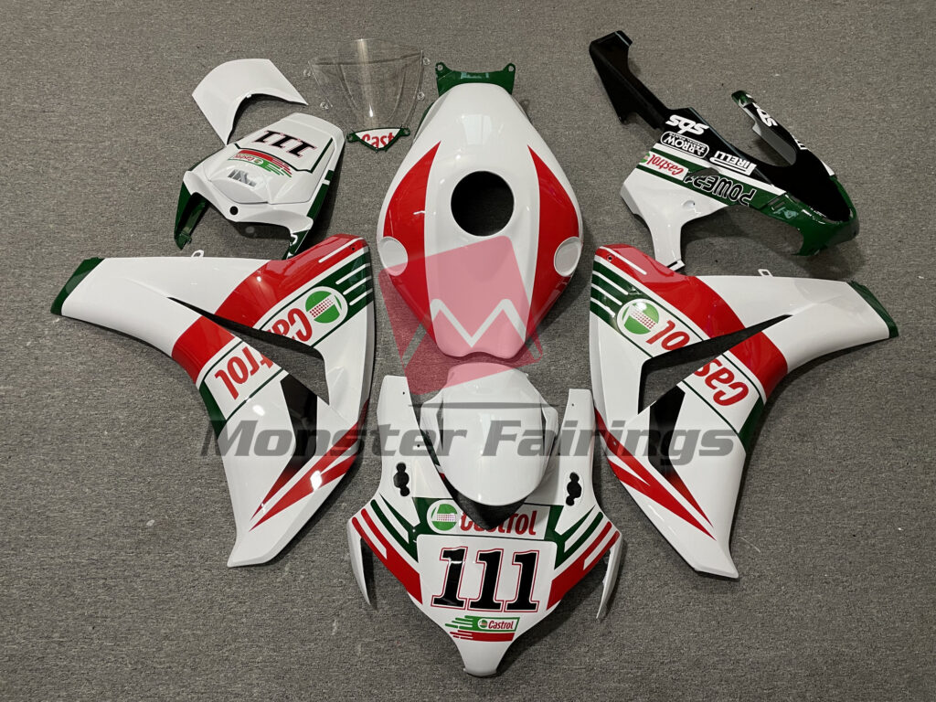 Honda CBR1000RR 2008 - 2011 Castrol 111 ABS fairings - custom motorcycle bodywork kit by Monster Fairings