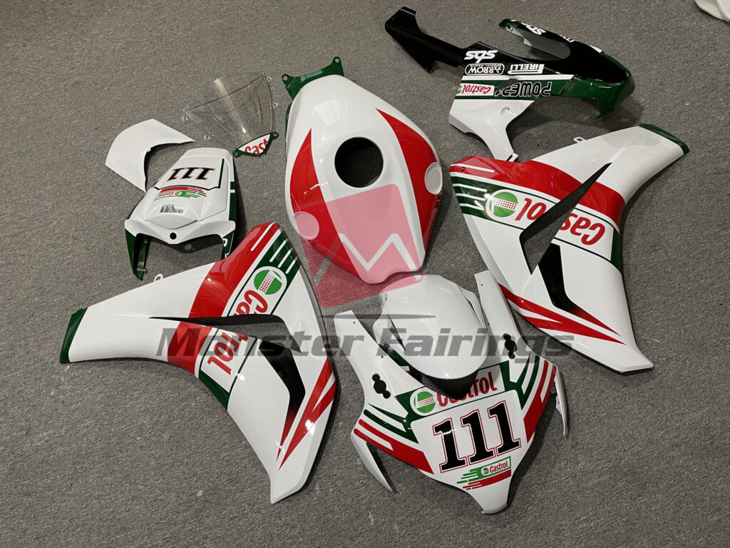 2008 - 2011 Honda CBR1000RR Castrol 111 fairing set - ABS injection, custom painted by Monster Fairings