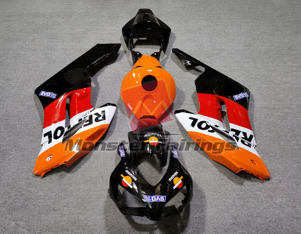 Honda CBR1000RR 2004 - 2005 Gloss Classic Repsol 2 ABS fairings - custom motorcycle bodywork kit by Monster Fairings