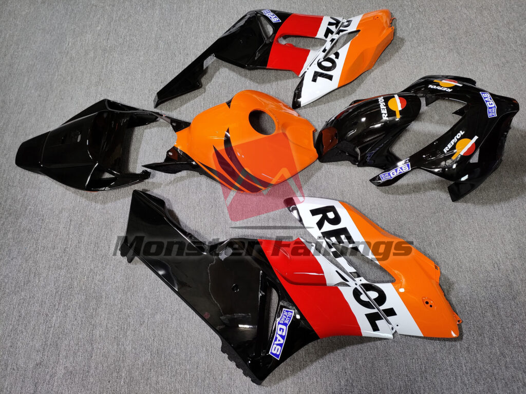 Gloss Classic Repsol 2 ABS fairings for Honda CBR1000RR 2004 - 2005 - premium OEM fit kit by Monster Fairings
