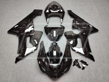 Kawasaki ZX6R 2005-2006 Gloss Black ABS Fairings | Monster Fairings