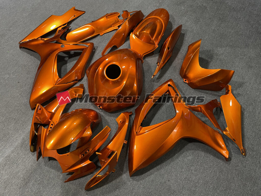 Monster Fairings ABS fairing kit for Suzuki GSXR 600 - 750 2006 - 2007 - Burnt Orange, precise OEM fit