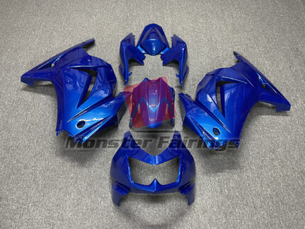 Kawasaki Ninja 250 2008 - 2013 Gloss Blue ABS fairings - custom motorcycle bodywork kit by Monster Fairings
