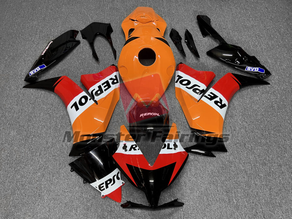 Honda CBR1000RR 2012 - 2016 Gloss Deep Repsol ABS fairings - custom motorcycle bodywork kit by Monster Fairings