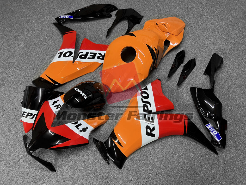 Gloss Deep Repsol ABS fairings for Honda CBR1000RR 2012 - 2016 - premium OEM fit kit by Monster Fairings