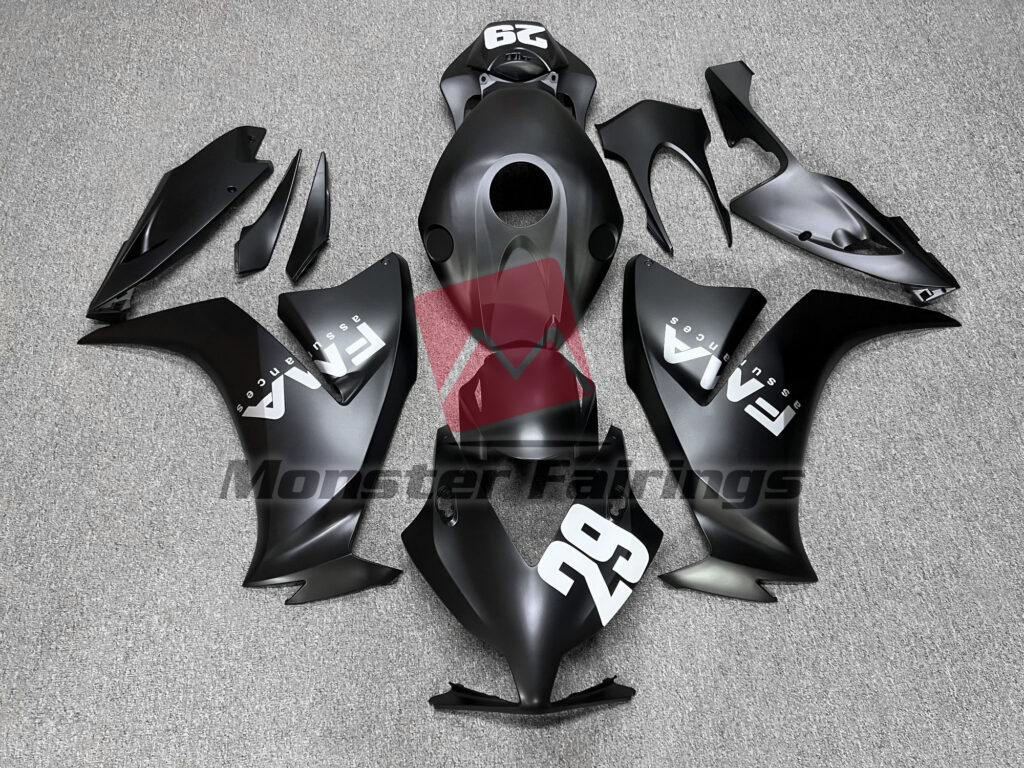 Honda CBR1000RR 2012 - 2016 Matte Black FMA ABS fairings - custom motorcycle bodywork kit by Monster Fairings