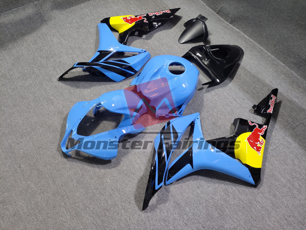Light Blue The Bull ABS fairings for Honda CBR600RR 2007 - 2008 - premium OEM fit kit by Monster Fairings
