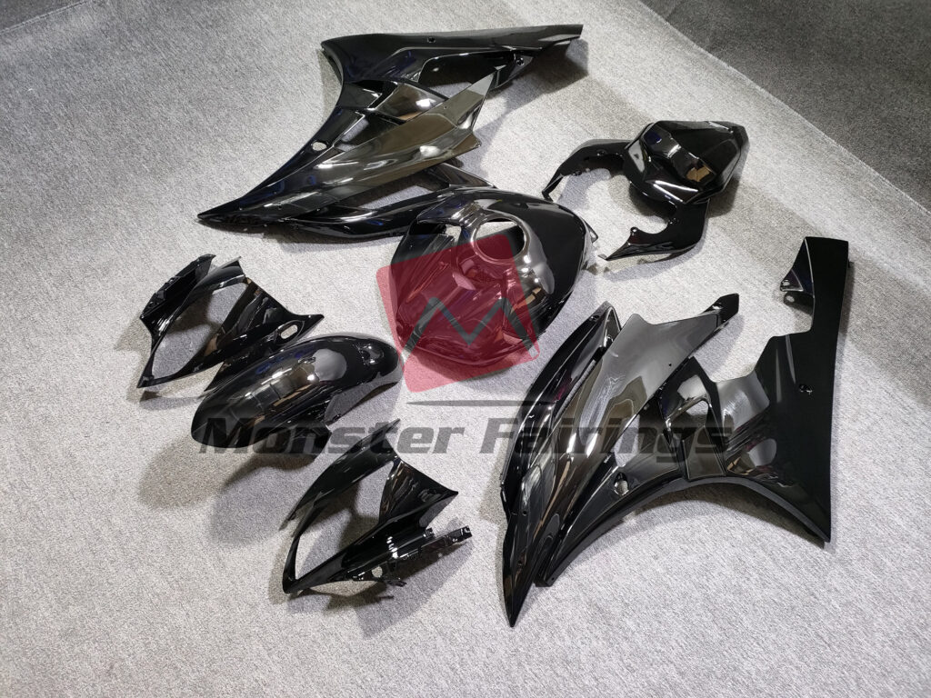 Gloss Black ABS fairings for Yamaha R6 2006 - 2007 - premium OEM fit kit by Monster Fairings
