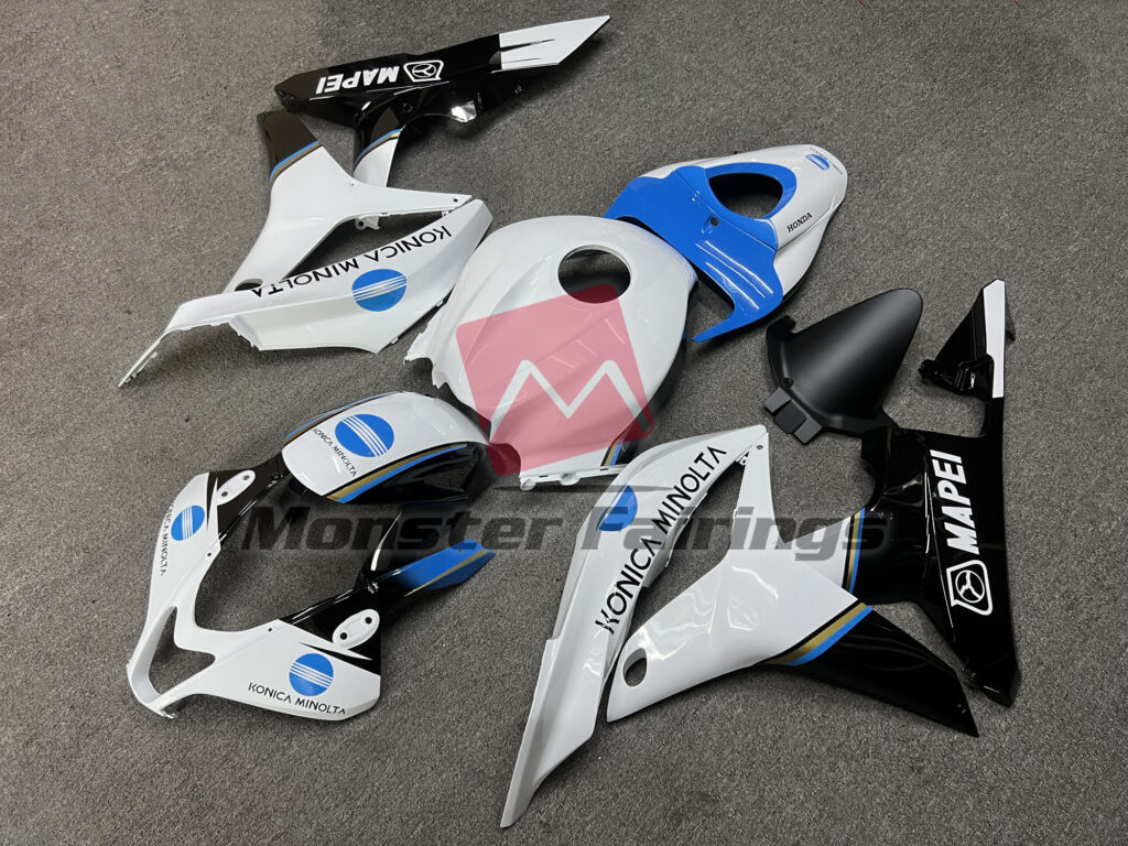 Gloss Light Blue KM ABS fairings for Honda CBR600RR 2007 - 2008 - premium OEM fit kit by Monster Fairings