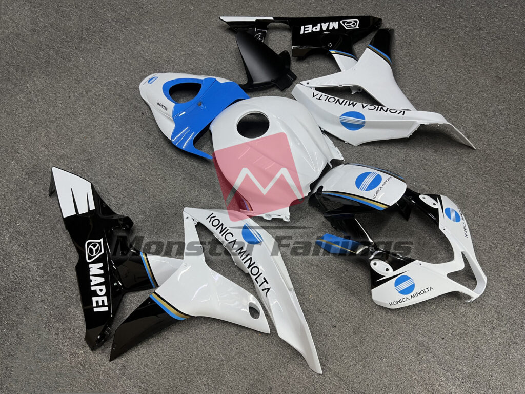 Honda CBR600RR custom ABS fairings 2007 - 2008 in Gloss Light Blue KM - durable replacement kit, Monster Fairings