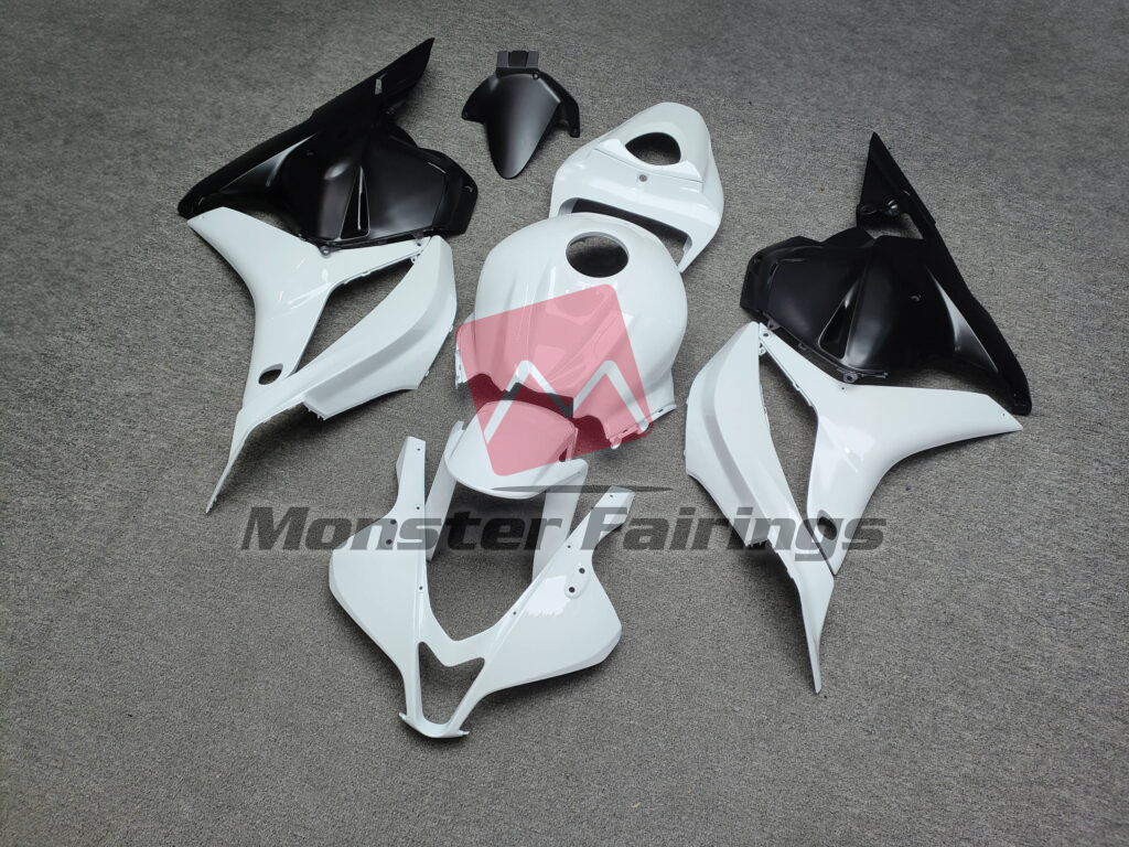 Gloss White & Black ABS fairings for Honda CBR600RR 2009 - 2012 - premium OEM fit kit by Monster Fairings
