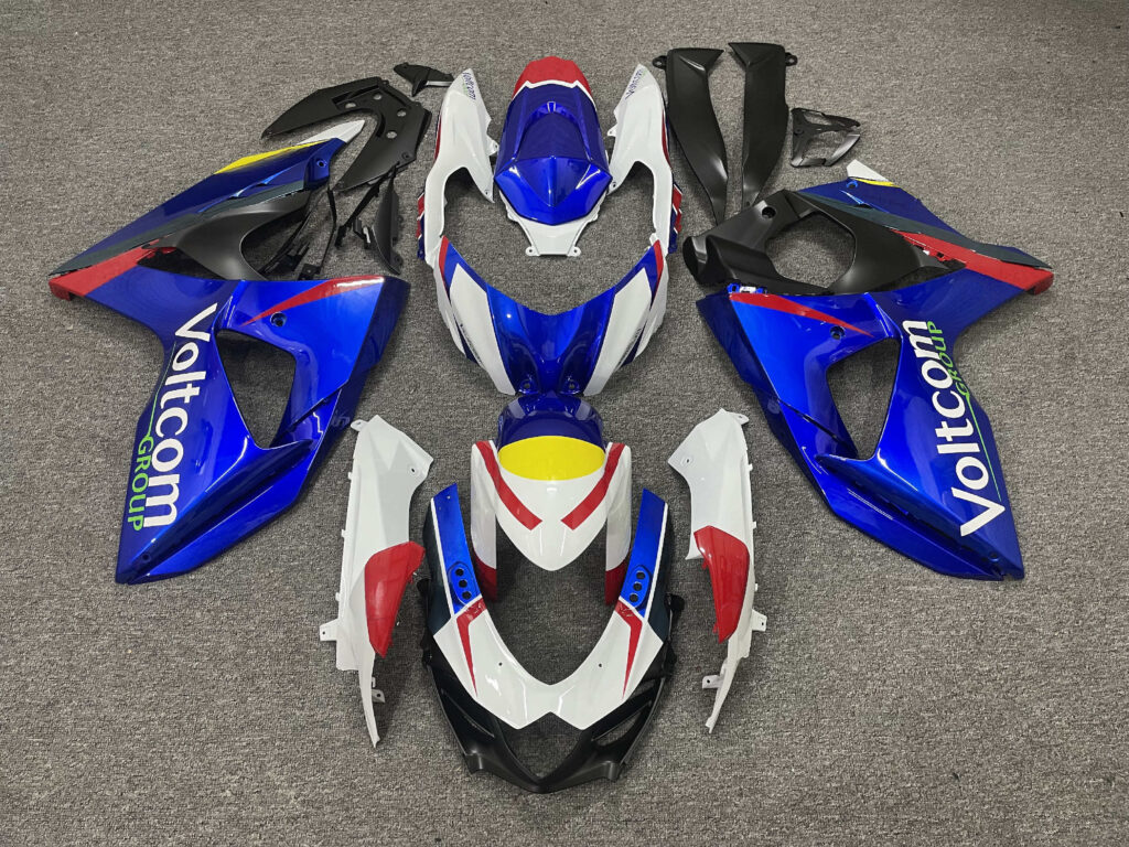 Suzuki GSXR 1000 2009 - 2016 Volt com No.2 ABS fairings - custom motorcycle bodywork kit by Monster Fairings