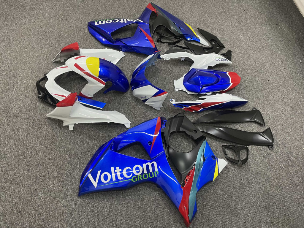 2009 - 2016 Suzuki GSXR 1000 Volt com No.2 fairing set - ABS injection, custom painted by Monster Fairings