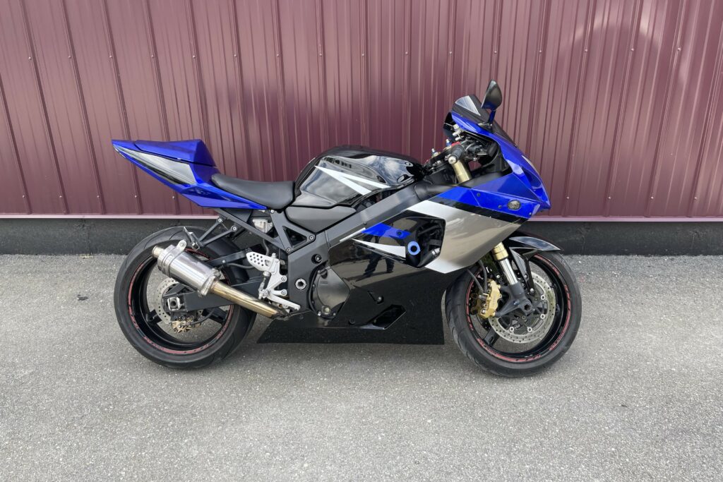 Monster Fairings ABS fairing kit for Suzuki GSXR 600 - 750 2004 - 2005 - Blue Black and Silver, precise OEM fit