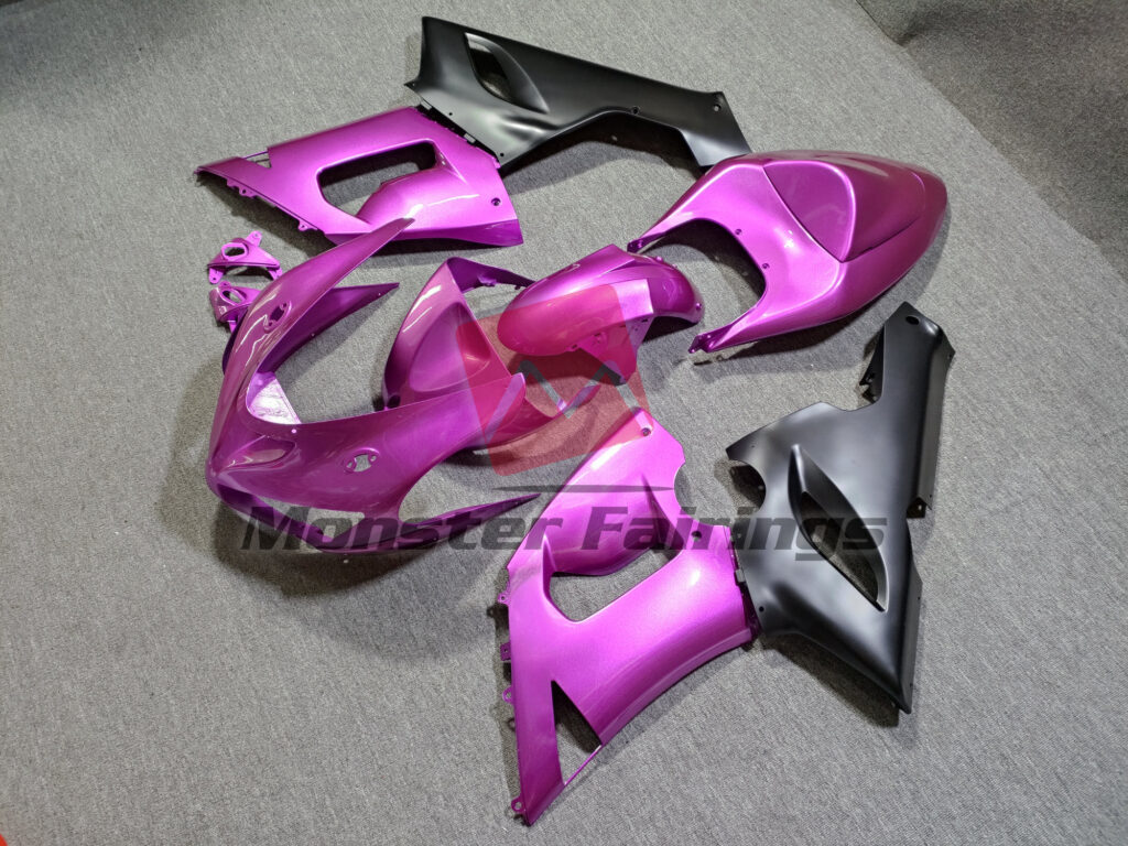 Pink ABS fairings for Kawasaki ZX6R 2005 - 2006 - premium OEM fit kit by Monster Fairings