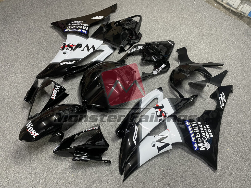 West ABS fairings for Yamaha R6 2008 - 2016 - premium OEM fit kit by Monster Fairings