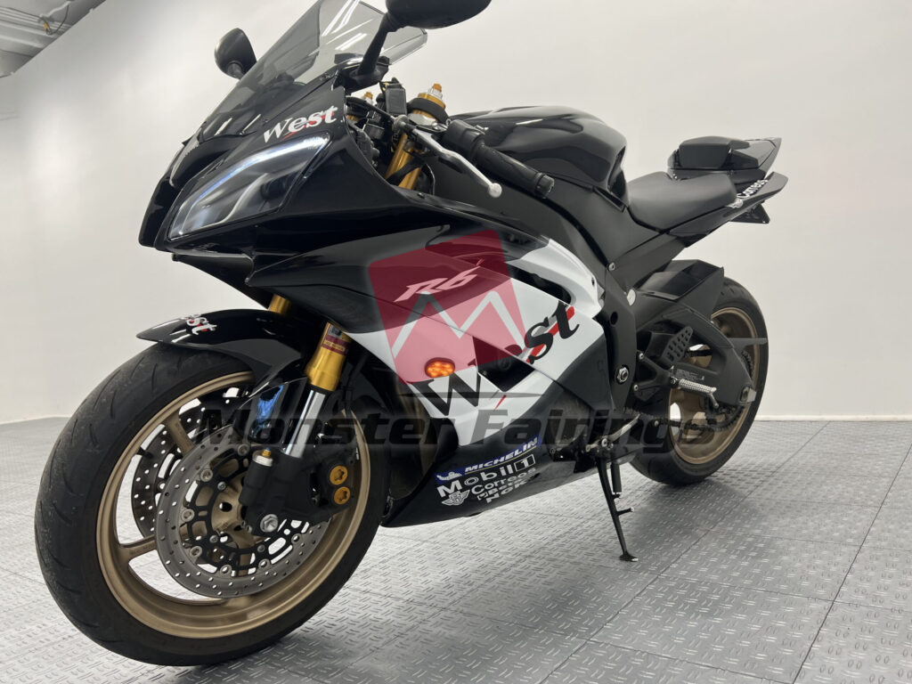 Yamaha R6 2008 - 2016 ABS fairings, West - high - quality motorcycle kit by Monster Fairings