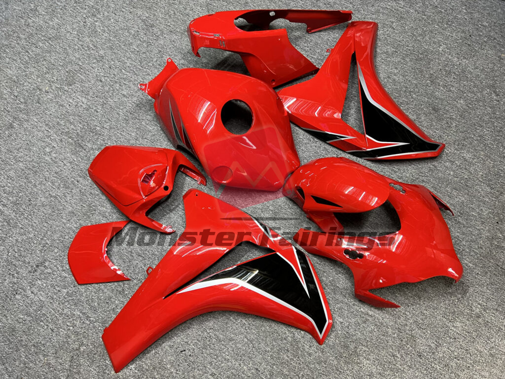 Gloss Red & Black ABS fairings for Honda CBR1000RR 2008 - 2011 - premium OEM fit kit by Monster Fairings