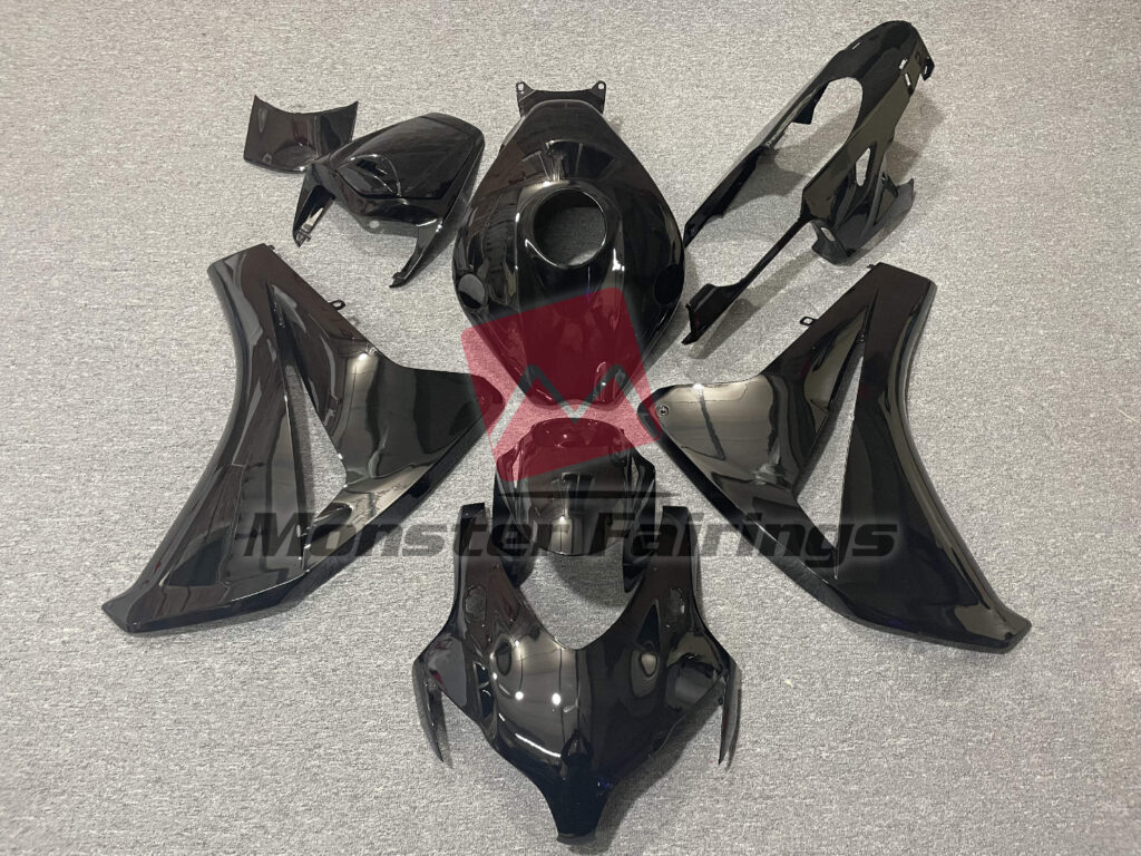 Honda CBR1000RR 2008 - 2011 Gloss Black ABS fairings - custom motorcycle bodywork kit by Monster Fairings