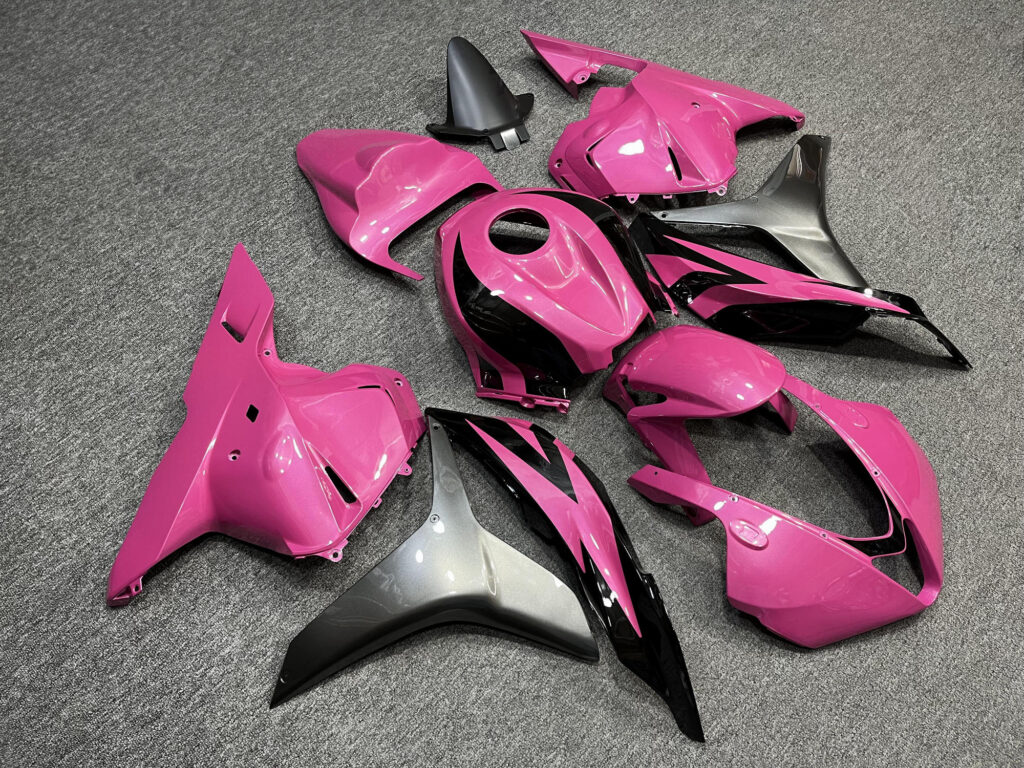 Gloss Pink Black & Gray Race ABS fairings for Honda CBR600RR 2009 - 2012 - premium OEM fit kit by Monster Fairings