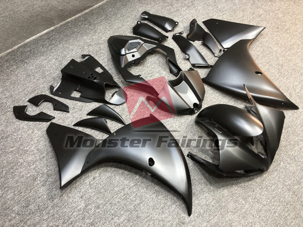 Matte Black ABS fairings for Yamaha R1 2009 - 2011 - premium OEM fit kit by Monster Fairings