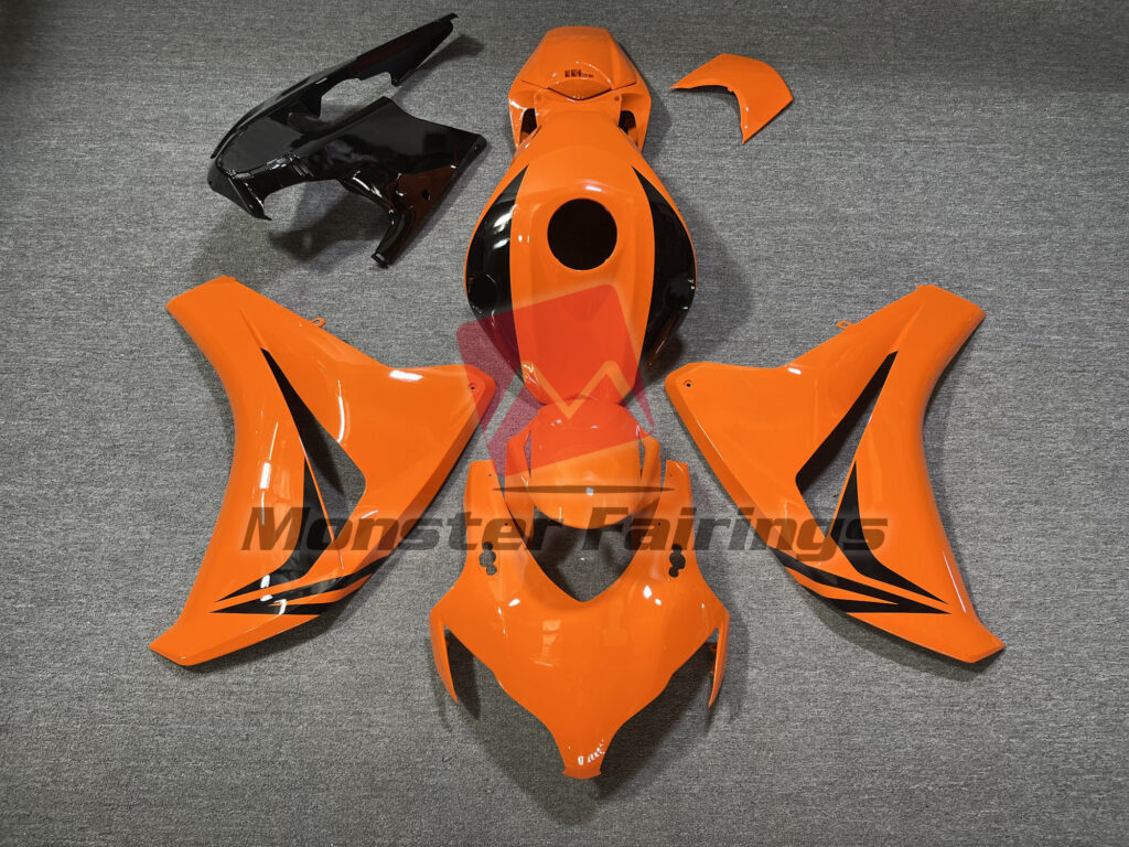 Honda CBR1000RR 2008 - 2011 Slick Orange ABS fairings - custom motorcycle bodywork kit by Monster Fairings