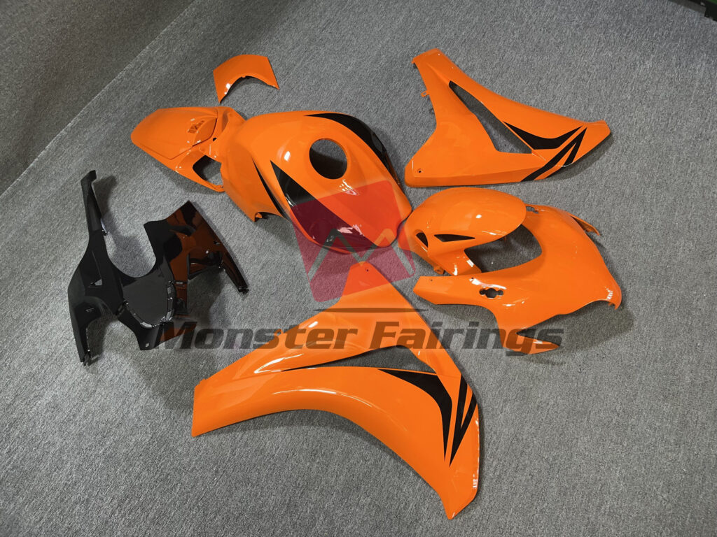 Honda CBR1000RR custom ABS fairings 2008 - 2011 in Slick Orange - durable replacement kit, Monster Fairings