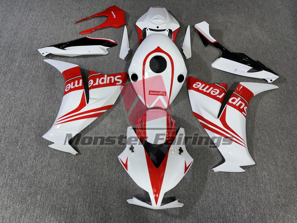 Honda CBR1000RR 2012 - 2016 Gloss White Supreme ABS fairings - custom motorcycle bodywork kit by Monster Fairings