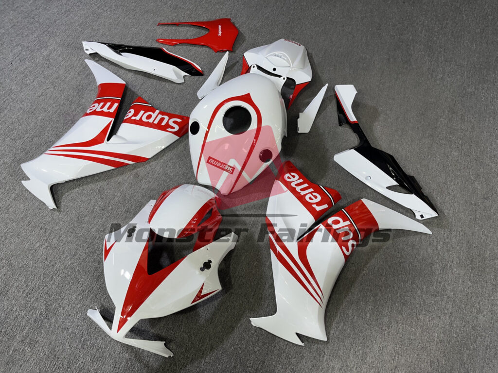 Gloss White Supreme ABS fairings for Honda CBR1000RR 2012 - 2016 - premium OEM fit kit by Monster Fairings