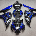 Honda CBR1000RR 2006 - 2007 Blue Flame ABS fairings - custom motorcycle bodywork kit by Monster Fairings