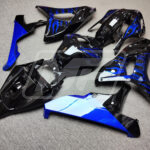 2006 - 2007 Honda CBR1000RR Blue Flame fairing set - ABS injection, custom painted by Monster Fairings