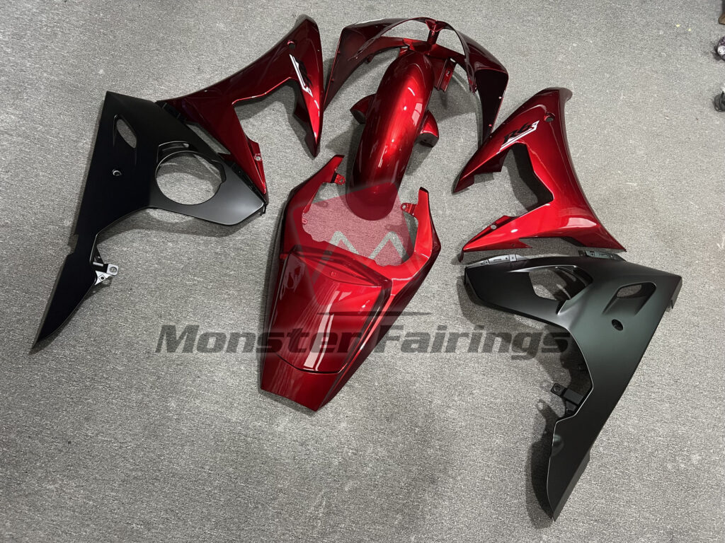 2005 Yamaha R6 Maroon Red fairing set - ABS injection, custom painted by Monster Fairings
