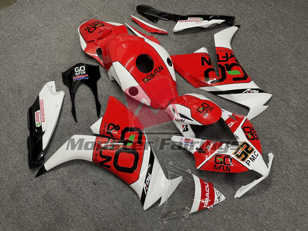 Honda CBR1000RR custom ABS fairings 2012 - 2016 in Red Co&Fun - durable replacement kit, Monster Fairings